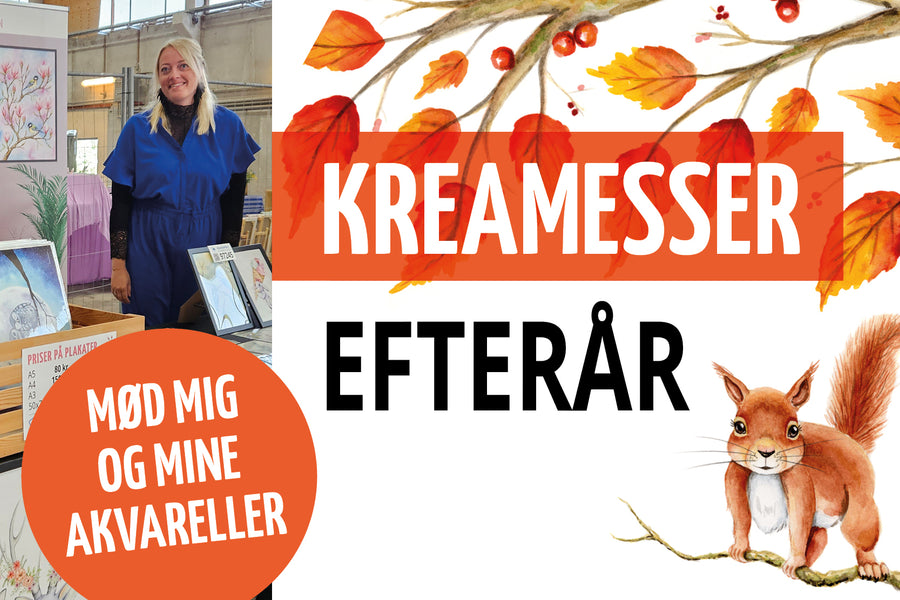 Mød mig og mine akvareller!