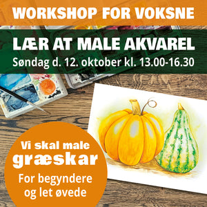 Workshop for voksne - Søndag den 12. oktober kl. 13.00-16.30