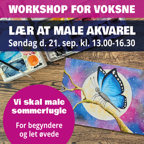 Workshop for voksne - Søndag den 21. september kl. 13.00-16.30
