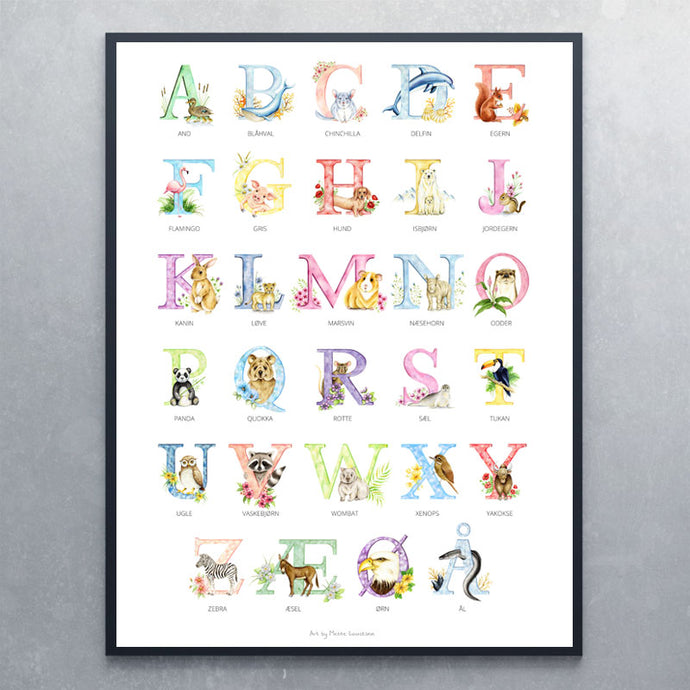 ABC plakat - Alfabet plakat
